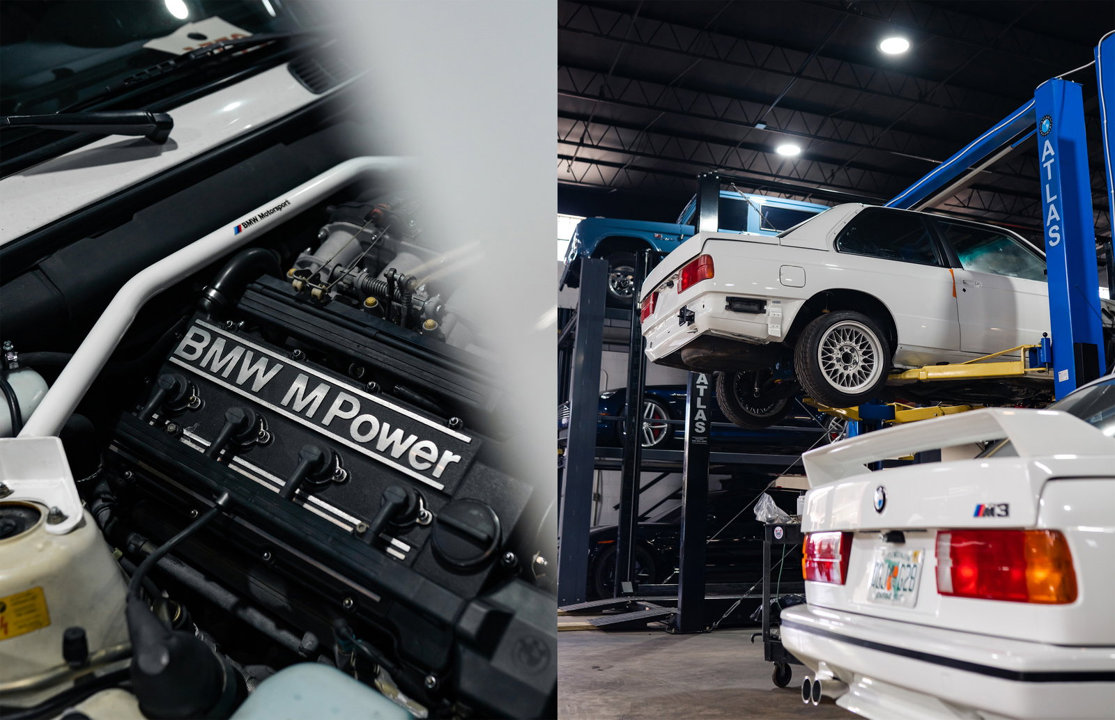 An E30 BMW M3 at Renner Projekts